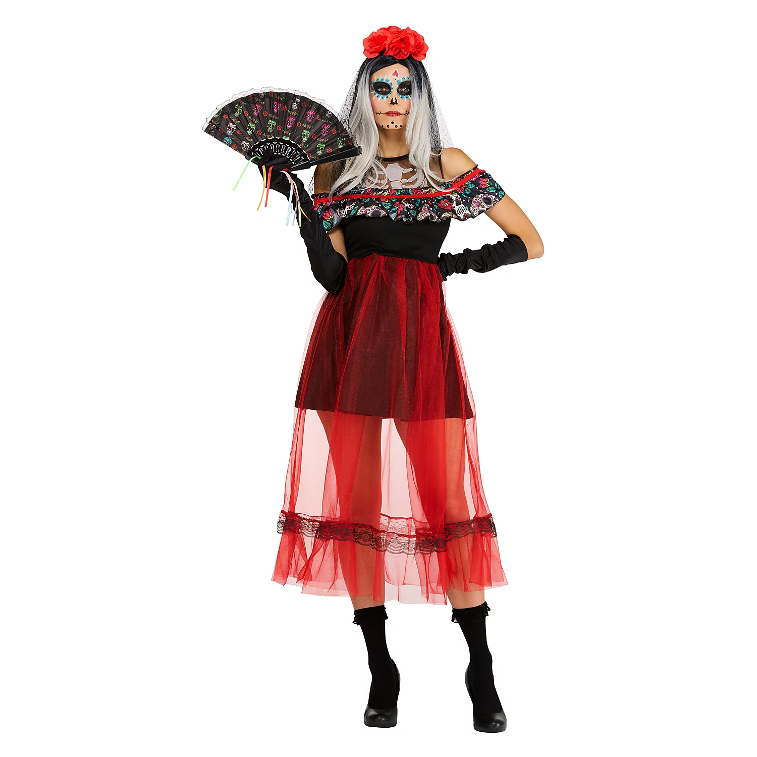 Tag-der-Toten-Kostüm für Damen Image