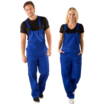 Latzhose unisex, blau Image