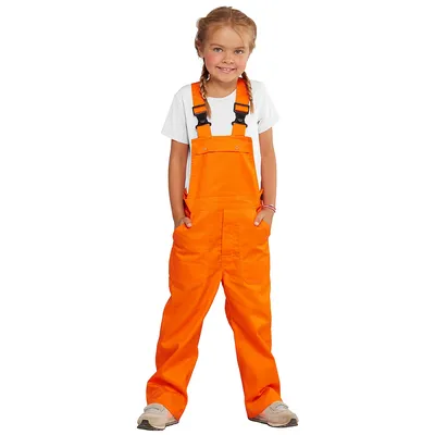 Latzhose für Kinder, orange
