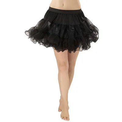 Soft-Tüll Petticoat, schwarz, 3-lagig Image