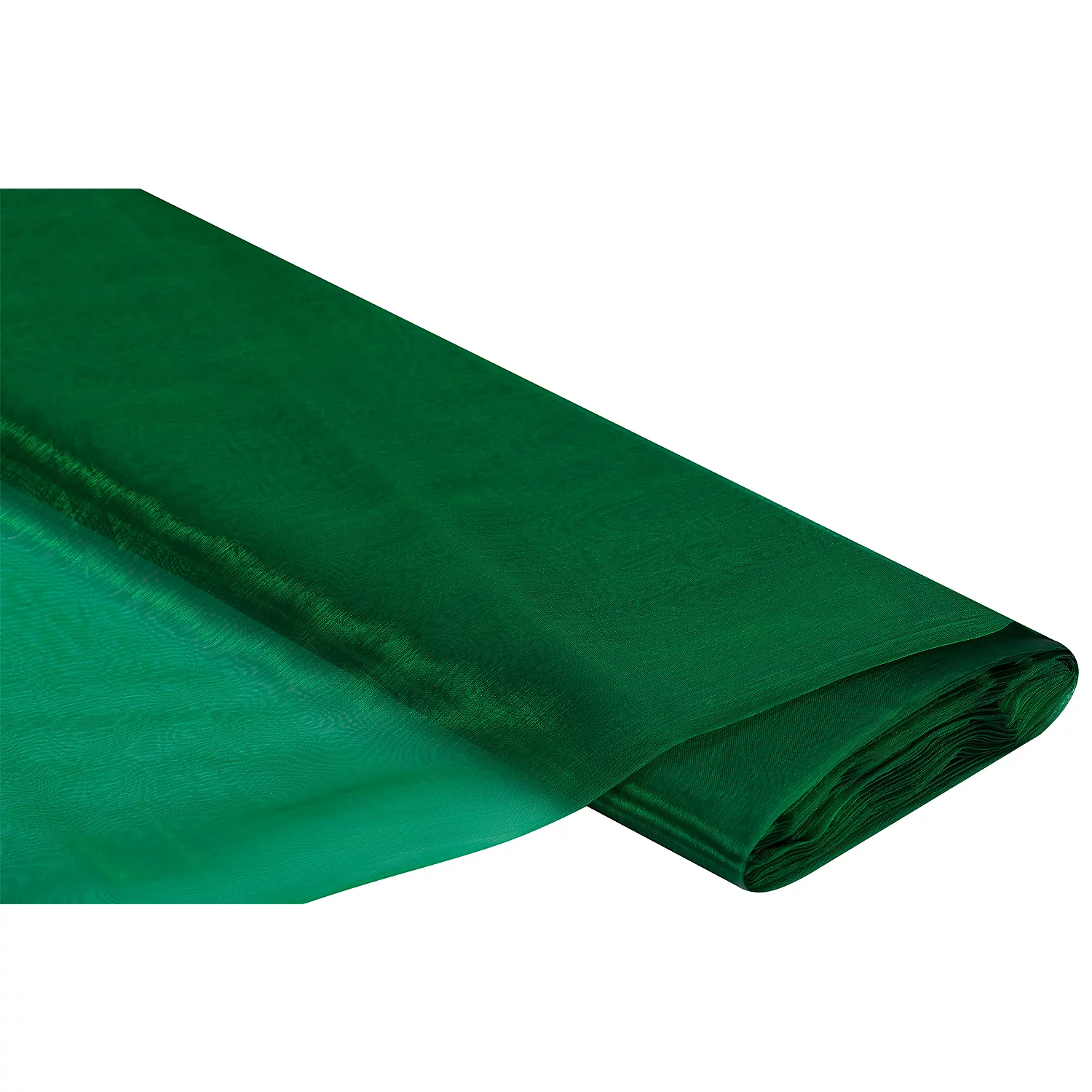 Tissu organza, vert jade