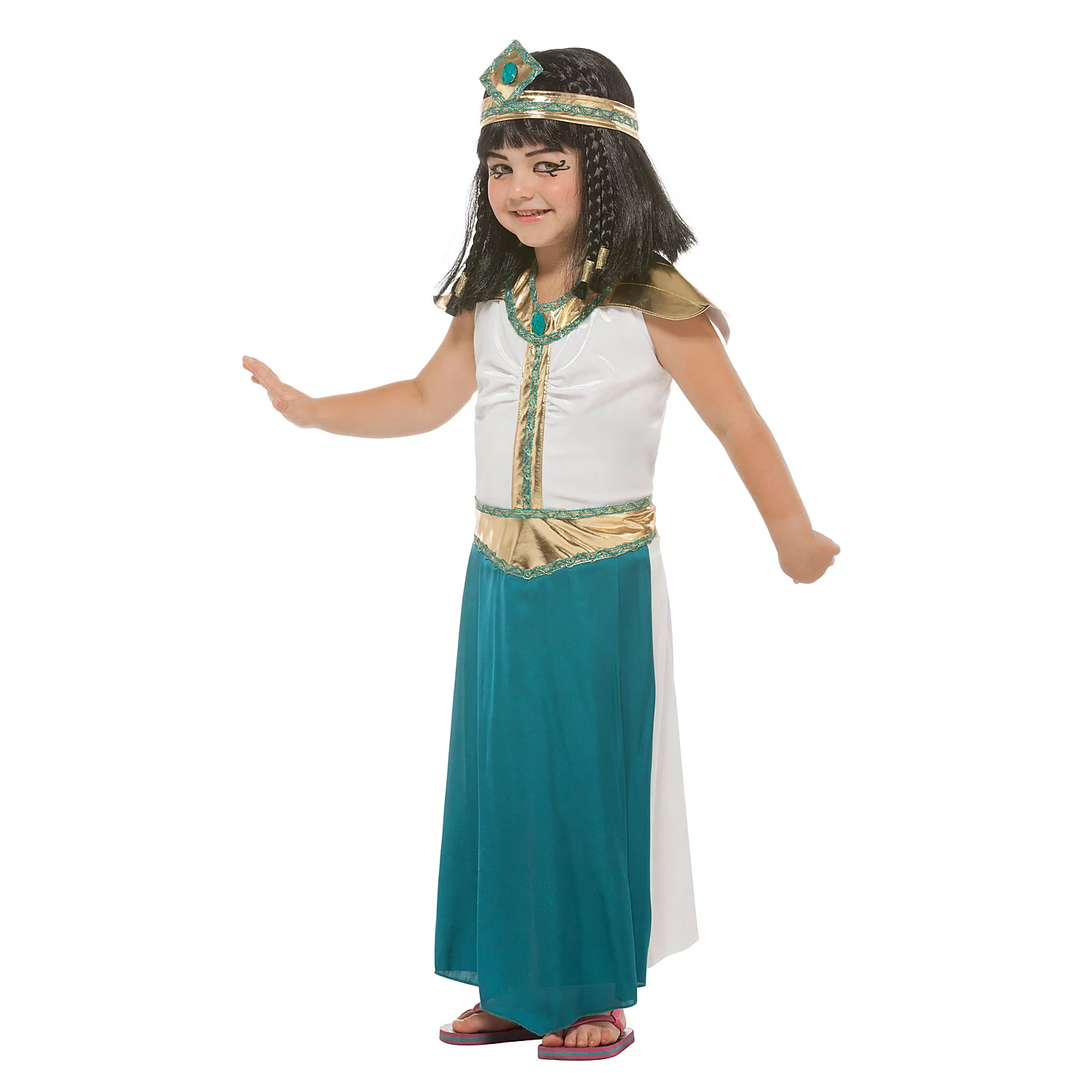 buttinette Robe d'Égyptienne "Néfertiti" pour enfant