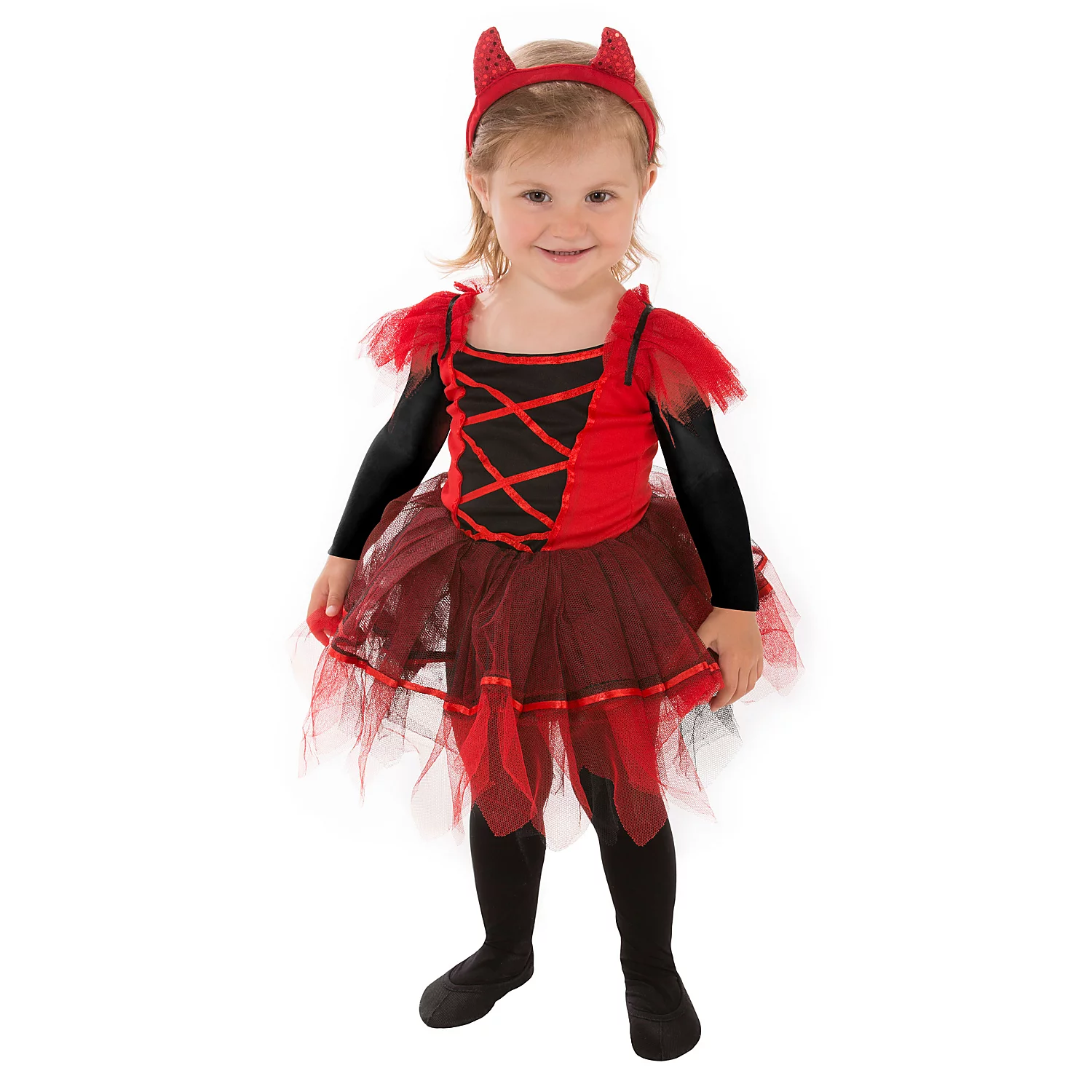 Déguisement "petit diable" pour enfants, rouge/noir