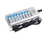 Batteria ricaricabile AA AAA Ni-MH + caricabatterie intelligente a 8 slot AA AAA opzionale per fotocamere digitali, giocattoli, sveglie
