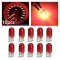 10 pz Rosso T10 501 W5W 194 12 V 5 W Cuneo Auto Interni Luce Laterale Cruscotto Cruscotto Pannello