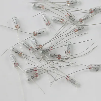 50Pcs 5mm 4mm 3mm Clear 12V Mini Bulb Of Wheat Rice Bulbs Switch Button Bulbs Indicator Bulb Tungsten Lamp Accessories
