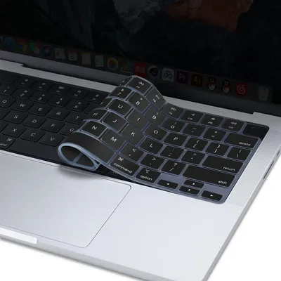 Keyboard Cover for 2022-2025 M3/M2/M4 Pro/Max Chip MacBook Air 15.3"/13.6" A3113/A3114/A2941 Pro 14"/16" A2992/A2779/A2991/A2918