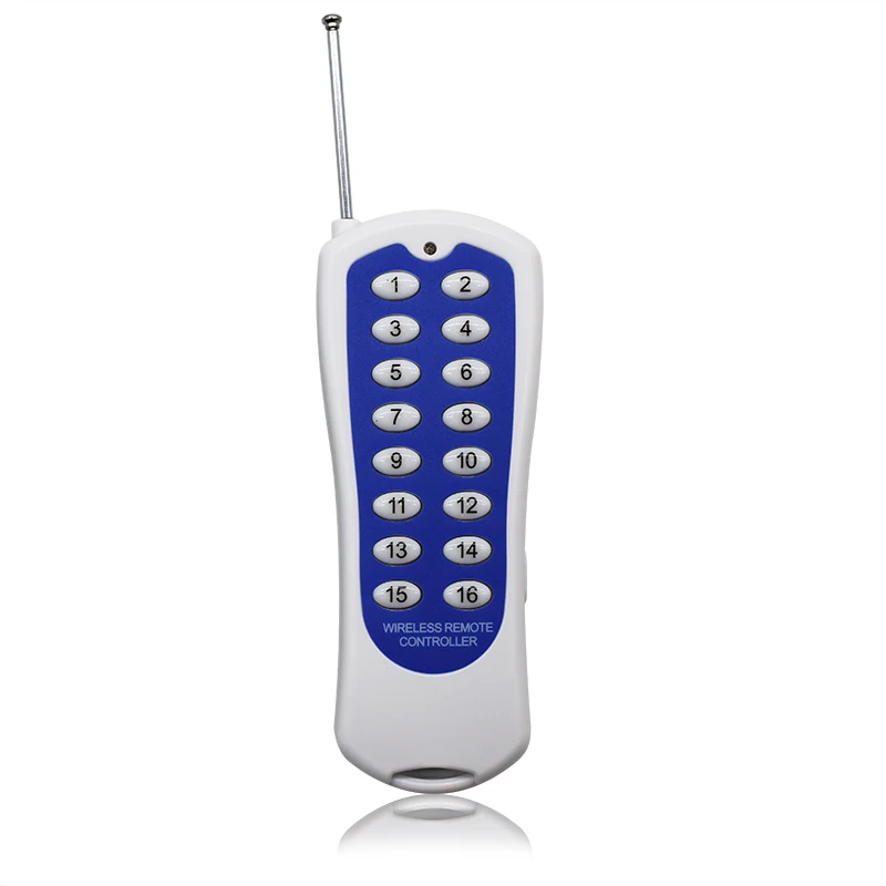 433 Mhz RF Wireless Fernbedienung Schalter Sender mit 16 Tasten Halle Schlafzimmer Decke Wandleuchte Image
