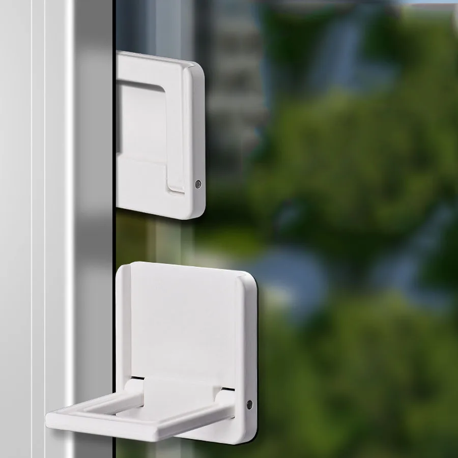 Kinder Sicherheit Schiebetür Fenster Limit Lock Punch-freies Paste Multifunktions Baby Sicherheit Schutz Schublade Schrank Türschlösser Image