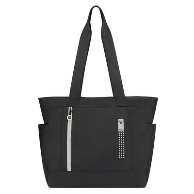Roncato Compact Neon Shopper Tasche 37 cm rauchgrau Silber Damen Image