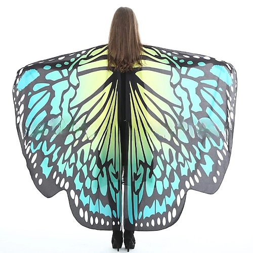 Karnevalskostüm 2026 Märchen Schmetterling Karneval Flügel Maske Lustiges Kostüm Erwachsene Damen Weihnachten Karneval Party Einfaches Karnevalskostüm Verkleiden Image