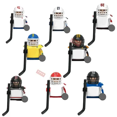 America Ice hockey team Athletes Action Figures MOC Building Blocks Celebrity Player Accessories