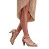 Where's That From - Damen Schuhe "Beatrice", Glitzer (Champagnerfarben)