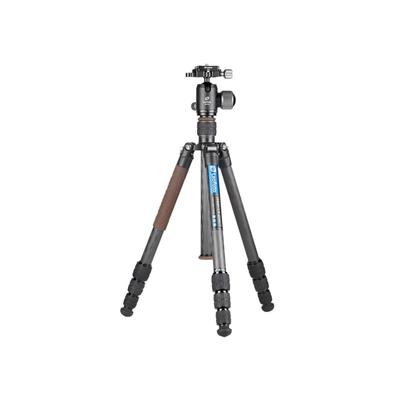 Leofoto LX-224CT/XB-32Q Reversible Travel Tripod w/ Ball Head Set Black LX-224CT+XB-32Q