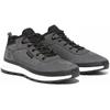 Wanderschuh TIMBERLAND "FIELD TREKKER MID LACE UP SNEAKER", Gr. 45, grau (mittelgrau), Leder, Synthetik, sportlich, Schuhe, Wintersneaker, Sneaker, Winterschuhe