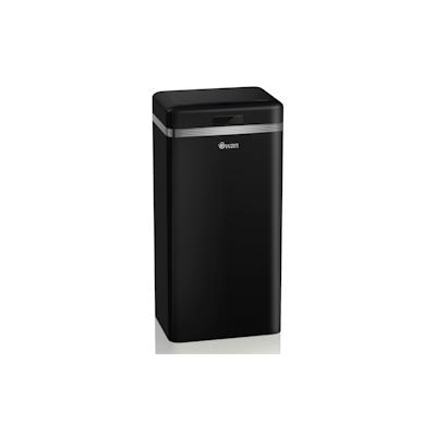 SWAN Retro Mülleimer mit Automatisch öffnender Sensor, Metall, 45 L, Vintage-Design, SWKA4500BL, Blau Image
