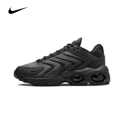 Original Nike Air Max TW 1 Men's Running Shoes Wear Resistant Shock Absorption Black Sneakers