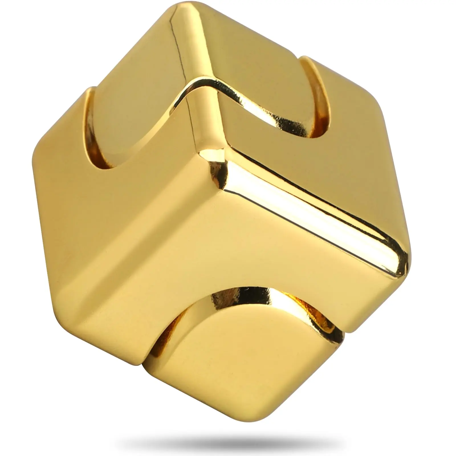 Metall würfel rotierende Fingers pitze Gyroskop zappeln Anti-Stress-Spielzeug Erwachsenen Büro Home Travel tragbare Spinner Spielzeug Weihnachts geschenke Image