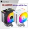 JONSBO CR1400 EVO refroidisseur de processeur 4 caloducs ARGB PWM processeur tour ventilateur de refroidissement d