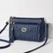 Sacs à bandoulière en cuir PU pour femmes, grande capacité, nouvelle mode, sac à bandoulière avec fermeture éclair, fil à broder, bourse et sacs à main