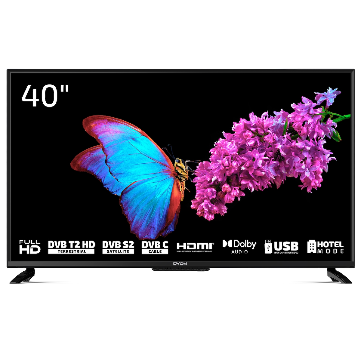 DYON Enter 40 PRO X2 LED-TV, 40 Zoll, 1.920 x 1.080 px Full HD, Hotelmodus, Triple Tuner, CI+ Image
