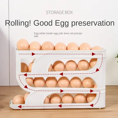 3 Layer / 4 Layer Automatic Egg Roller New Household Kitchen Dedicated Egg Roller Rack Space Saving