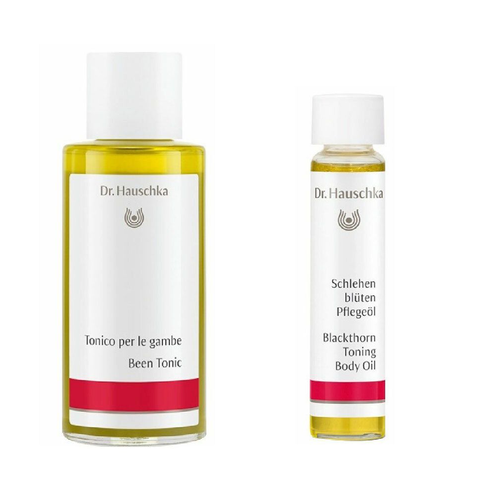 Dr. Hauschka Tonico per le Gambe + Olio Trattante Prugnolo 1 pz Set