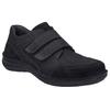 Klettschuh JOSEF SEIBEL "New Anvers 85", Herren, Gr. 42, schwarz, Leder, klassisch, Schuhe, Freizeitschuh, Halbschuh, Komfortschuh, Klettverschlüsse, Weite K