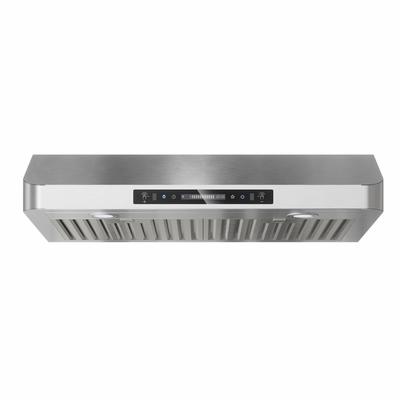 VIKIO 30/36/42in 900 CFM Ducted under cabinet Range Hood in Stainless Steel with Gesture/Touch/Remote Control and LED light