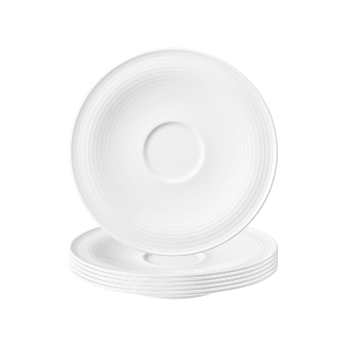 Seltmann Weiden Beat Color Glaze Untertasse ø 16,7 cm 6er Set - Weiß Image