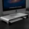 Supporto per Monitor supporto per Computer in alluminio supporto da scrivania universale in metallo per Monitor da tavolo supporto per Monitor da scrivania antiscivolo per Laptop