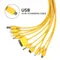 Cavo USB universale 10 in 1 Cavo di ricarica multiplo compatibile con più telefoni cellulari