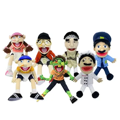 38/60cm Jeffy Puppet Cartoon Jeffy Puppet Plush Toy Jeffy Dolls Soft Stuffed Peluche Jeffy Figurine