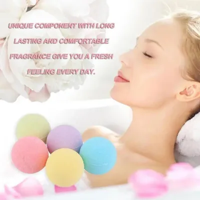 10/5/3/1Pcs Explosive Effect Bath Salt Ball Exfoliating Rainbow Bombs Moisturizing Stress Relief Spa Body Care Beauty Health