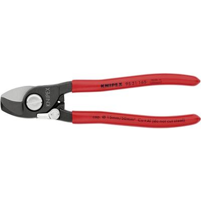 Knipex - 95 21 165 Kabelschere Geeignet für (Abisoliertechnik) Alu- und Kupferkabel, ein- und