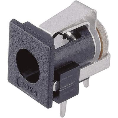 Conrad Components Niedervolt-Steckverbinder Buchse, Einbau horizontal 6.6 mm 1.95 mm 1 St.