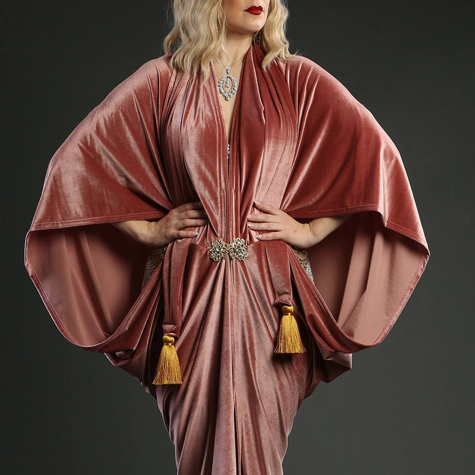 Elegante lila Ballkleider für Fotoshooting oder Baby party maßge schneiderte große Ärmel Foto Robe Fotoshooting Kleid Image