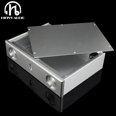 Aluminium Chassis Shell Hifi Audio Verstärker Vorverstärker CNC Aluminium Gehäuse Gehäuse Gehäuse