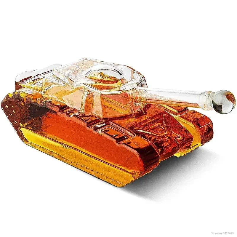 Tank Whisky Dekan ter für Männer, Armee Geschenke für Männer, Glas Tank Geschenk, Bourbon und Scotch Dekan ter, Militär Veteran Geschenke Image