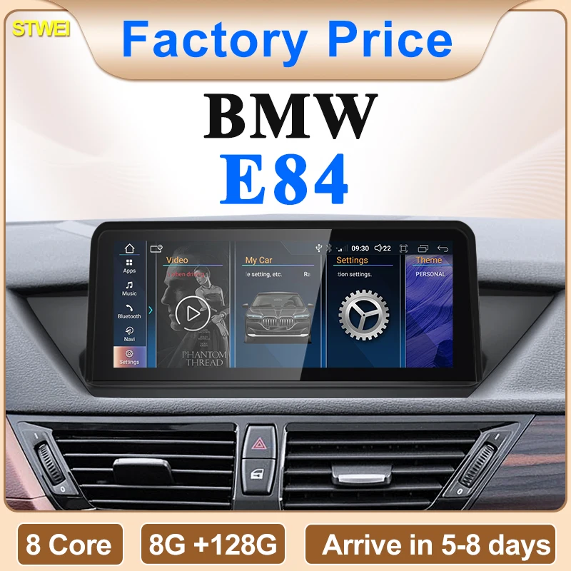 STWEI Neue ID6 ID7 ID8 UI Android System Drahtlose Carplay AUTO Für BMW X1 E84 2012 2013 jahre GPS NAVI Auto Video Player GPS NAVI