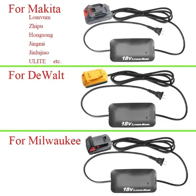 AC 220V DC 18V 20V Lithium-Batterie Werkzeuge Konverter Adapter Für Dewalt Für Milwaukee Für Makita Lithium-ionen Power Anschlüsse