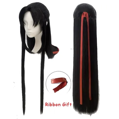 Anime Mo Dao Zu Shi Grandmaster of Demonic Cultivation Wei Wuxian Lan Wangji Cosplay Wig For Halloween Party