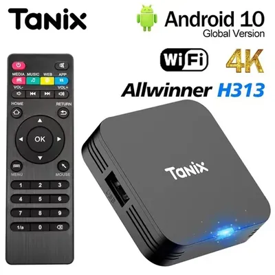 Tanix TX1 AllwinnerH313 Android10 Smart Home Theater TV Box 4K HDR 2.4G Wifi 2GB16GB Youtube Smart