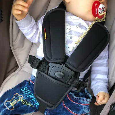 Stroller Strap Covers Three Piece Car Seats Accessories Cushion Shoulder Cushion For Stroller Pad