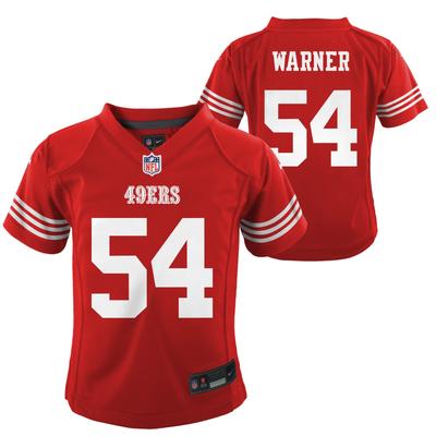 San Francisco 49ers Nike Game Heimtrikot - scharlachRöt - Fred Warner - Kinder Image