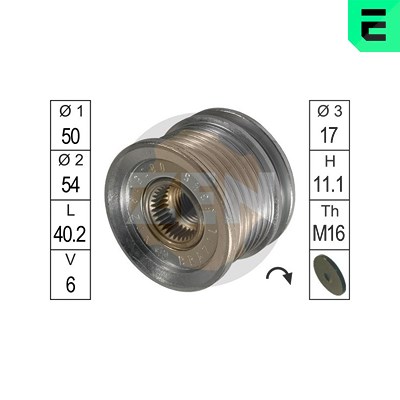 Era Generatorfreilauf [Hersteller-Nr. ZN5395] für Mercedes-Benz Image