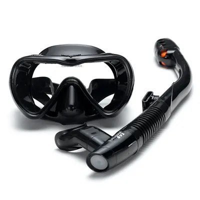 Leakproof Snorkel Set Anti-fog Swimming Snorkeling Goggles Glasses with Dry Snorkel Tube for Snorkeling Swimming Scuba Diving