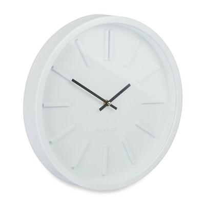 Relaxdays - Wanduhr, ohne Sekundenzeiger, modern, analog, Uhr für Küche, Wohnzimmer, Arbeitszimmer, Image