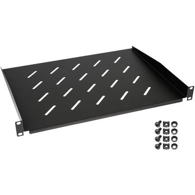 65499 Fachboden für Serverschrank, 19 Zoll, 1 he, 48,3 x 35 x 4,5 cm, Schwarz - HMF