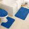 Cobblestone Bathroom Mat Super Absorbent Bath Carpet Washing Machine Non-slip Quick-drying Floor Rug